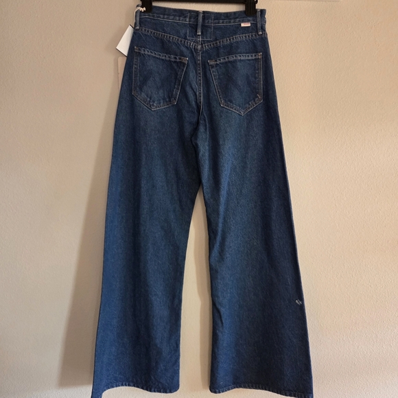 Mother Snacks The Lemon Twist Sneak Wide Leg Jeans Size 25 NWT $248 - Picture 3 of 16